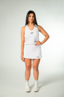 Pollera con short técnica blanca D·PRO Series
