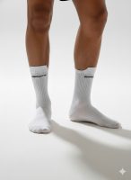 Pack x3 medias de algodón Blanco