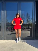Conjunto Rojo con remera