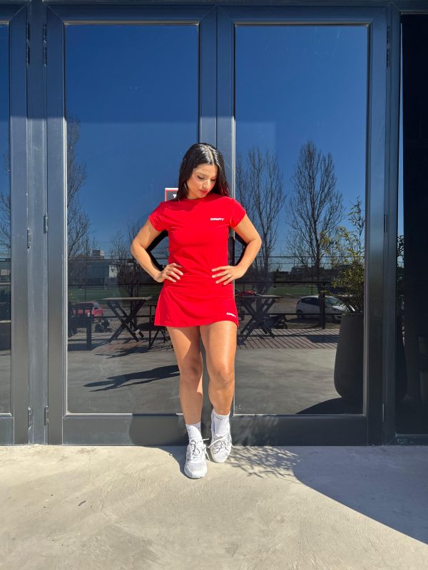 Conjunto Rojo con remera