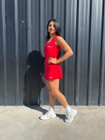 Conjunto Rojo con musculosa