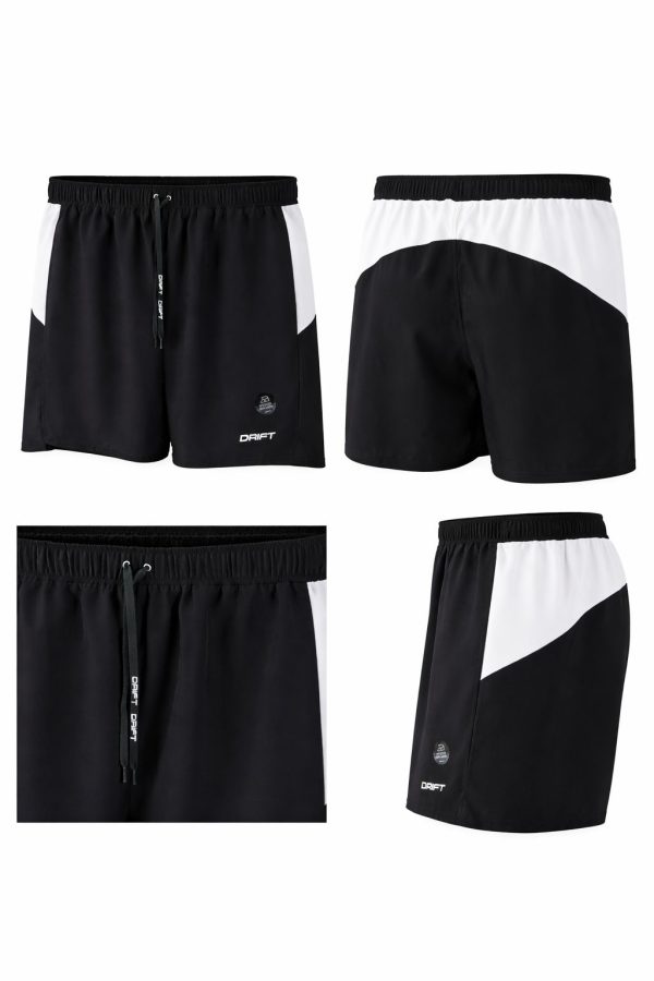 Short técnico Negro con recortes