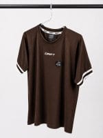 Remera con tejido mujer Chocolate