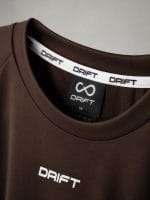 Remera con tejido mujer Chocolate