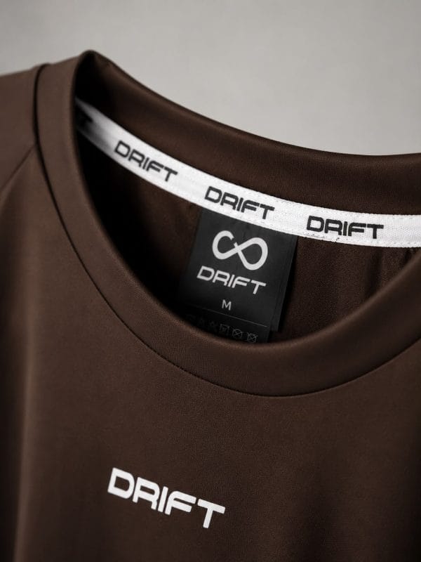 Remera con tejido mujer Chocolate