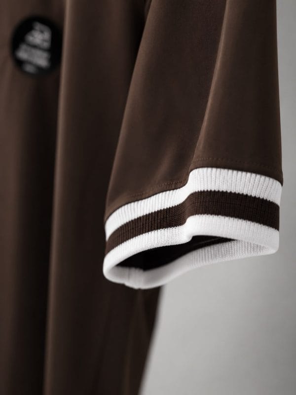 Remera con tejido mujer Chocolate