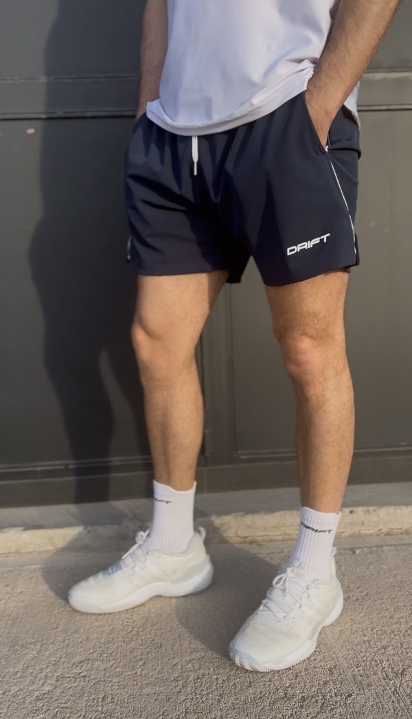 Short técnico Stripe Series Azul Marino