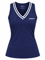 Musculosa cuello tejido Navy