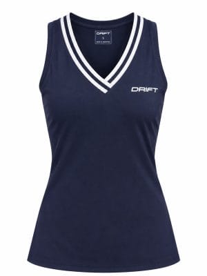 Preventa Musculosa cuello tejido Navy